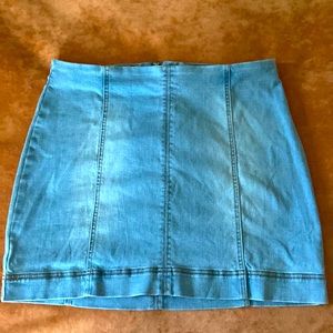 Cute denim skirt